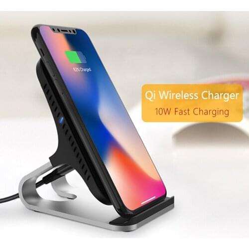 Qi Wireless Pad Quick Fast Chargers Stand for iPhone X XS Max XR XiaoMi Mix 3 Samsung S8 S9 Huawei Wireless Pad Quick Chargers B