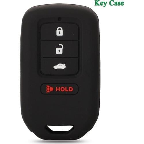 Bilchave 10pcs 4 Buttons Remote Car Key Cover Case Silicone Set Shell For Honda Accord EX EXL Civic Crv Crz Hrv Pilot Ridgeline