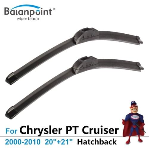 Wiper Blades for Chrysler PT Cruiser Hatchback 2000-2010 20"+21", Set of 2, Wipers for Car