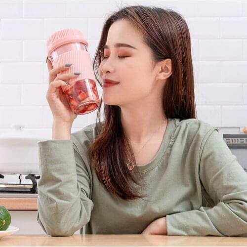 Electric USB Smoothie Blender Fruit Cup Mixer Maker Rechargeable Mini Portable Juice Cup Portable Mini Juicer