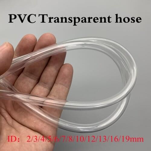 1M/3M PVC Soft Hose ID 2 3 4 5 6 8 10 12 14 16 18 20 25 32mm Odorless Plastic Transparent High Quality Water Pump Flexible Tube