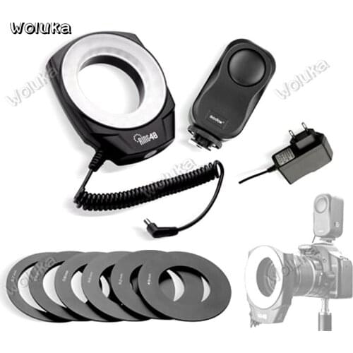 GodoxRING48 Marco Ring Light circular LED Lamp 48PCS Power Rate Semi Power/Full Power Color temperature 5600K-3000K CD50 T03