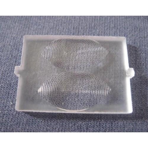 #ICA-26.5 High quality Fresnel Optical Lens, PMMA materials, Size: 26.5X19.5mm,Thickness : 2.9mm, Focal length: 52mm