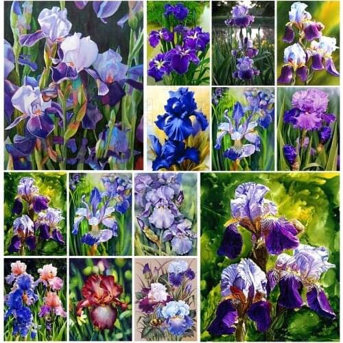 Flower Picture Diamond Painting Cross Stitch Kit 5D Diy Diamond Embroidery Mosaic Gift Handmade Home Wall Decoration Hobby Craft
