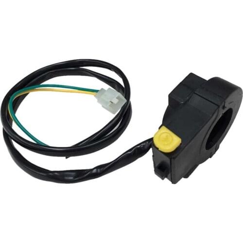 TDPRO 7/8'' Motorcycle Kill Horn Switches Handlebar Start On Off Button for ATV Dirt Bike Go Kart