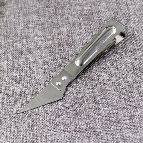 Creative stainless steel hair remover multi-function chicken hair clamp pig hair pliers dead angle scraper kitchen gadget wholes