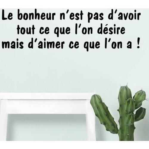 Cartoon Franch Words Wall Art Decal Wall Sticker Mural For Bedroom Decoration Wall Decals