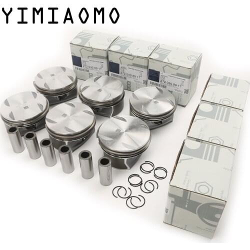 A2720302217 Pistons Rings Set 3.5L M272 V6 For Benz A209 C209 C219 W211 A207 C207 X204 X164 W164 V251 R230 W639 A 272 030 43 17