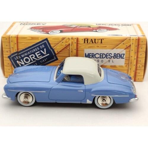 Norev 1:43 For Merxedes Benc 190 SL Blue CL3511 Diecast Models Limited Collection