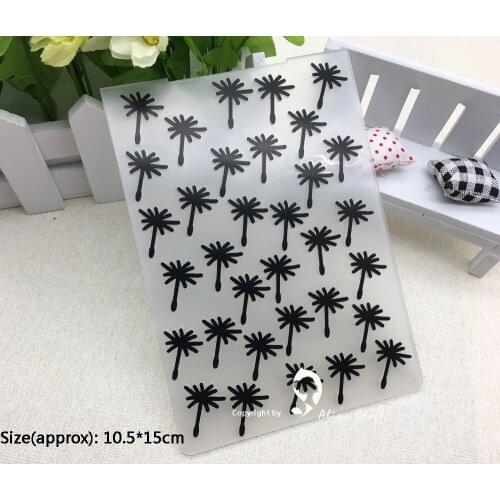 PLASTIC EMBOSSING FOLDER flower dandelion background DIY scrapbooking album card made gift packing decoration paper craft