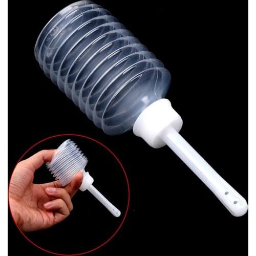 Portable 200ml Disposable Clear Enema Douche Applicator Bottle Anal Vaginal Bulb Douche Enema Irrigator Rectal Syringe Cleaner