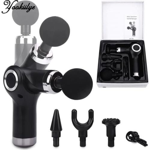 Foldable Muscle Massage Gun Electric Fascia Gun Muscle Relax Body Exercising Relaxation Electric Massager Muscle Pain Relief