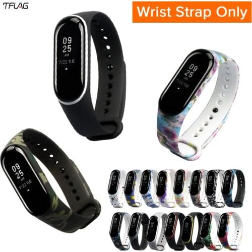 Sport Fitness Bracelet For Xiaomi Mi Band 3 Watch Silicone Mi Band Strap Fashion Cute Replacement Wrist Straps for Miband 4