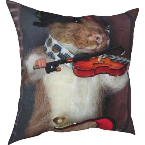 Cello mouse flannel childrens gift decoration home Christmas decoration linen pillow sofa decoration