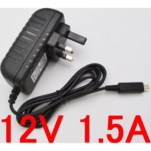 1PCS High quality 12V 1.5A 18W Tablet Battery Charger UK plug for Acer Iconia Tab A510 A700 A701 Power Supply Adapter