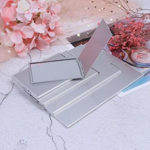 GU54 Size olding Make Up Mirror Personalised Portable Compact Cosmetic Mirror 5 Sizes Pocket Rectangle Makeup Folding Mirrors