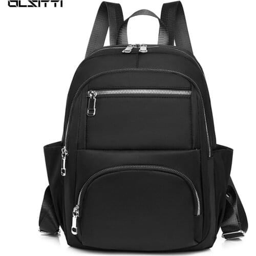 Ladies Waterproof Backpacks for Women 2021 Fashion Large Capacity School Bag Oxford Textile Women Student Backpack Sac A Dos
