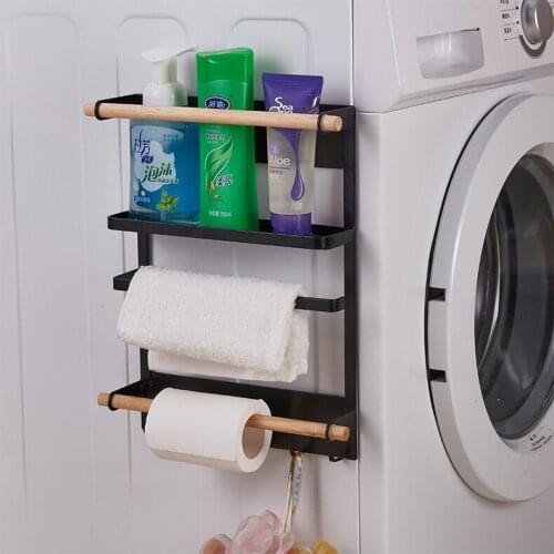 1PC Refrigerator Broadside Metal Shelf Rack Sidewall Multipurpose Shelf Crack Storage Rack Multi-layer Kitchen Organizer OK 0652