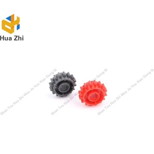 Building Blocks Parts 18946 10PCS Technic Gear 16 Tooth with Clutch on Both Sides LEGOING MOCS Education