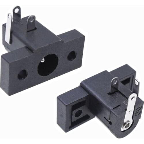 10pcs DC 5.5x2.1 Power Socket Interface 5.5x2.5mm Panel PCB Mount Terminal Accessories 5.5*2.1/2.5 Charging port Jack Connector