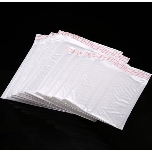 10pcs Envelope Moistureproof Vibration Bag Protective Case Bag For Valuables Document White Envelope Foam Foil Office Packaging