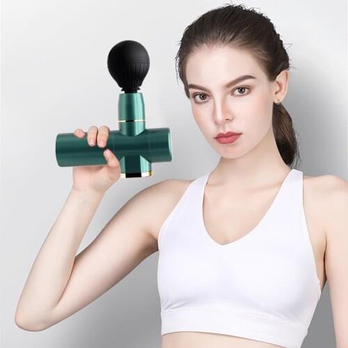 2021 Deep Tissue Massage Gun Muscle Stimulator Fascial Massager Vibrator Relax Fascial Gun Relaxation Shaping Pain Relief