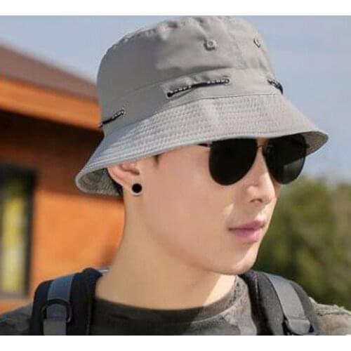 2021 Sun Street Beach Bob Women Double Side Panama Hat Summer Printed Reversible Bucket Hat Men Outdoor Hip-Hop Fisherman Cap