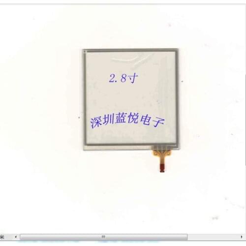 2.8-inch touch screen Four-wire resistive touch screen 56 * 53.5MM