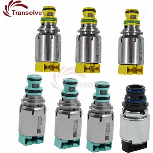 6T40E 6T45E Transmission Solenoid Kit 7PCS/SET New Type Fit For Cruze Buick LaCrosse Car Accessories 144420KA-7 Transolve