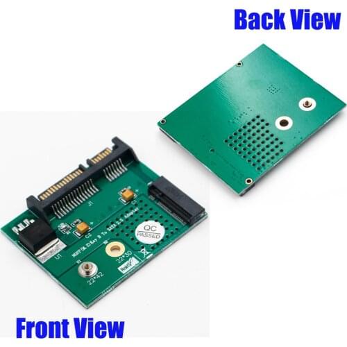 NGFF(M.2) Key B SSD to SATA 2.5’’ Adapter Card