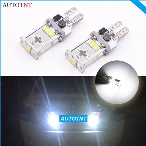 2pcs T15 W16W LED 3020 SMD 921 912 Car LED Reverse Lamp Bulb Rear White Canbus No Error For BMW E60 E90 328i XDrive 2009-2013