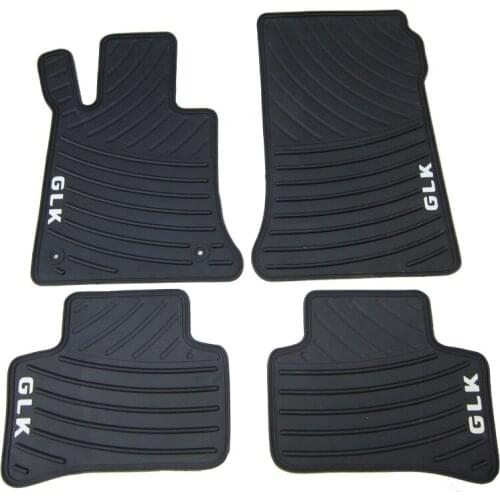 Car Floor Mats +trunk Mats for GLK350 GLK260 GLK300 No Odor Waterproof Durable Non Slip Rubber Carpets Full Set Front and Back