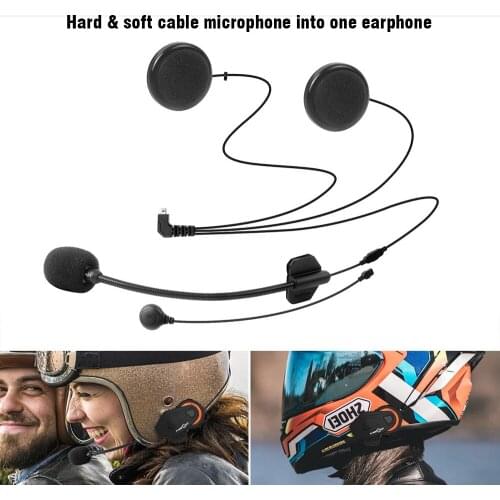 Wireless Motorcycle Bluetooth Helmet Earphone Handsfree Stereo Headset Moto Helmet Headphones MP3 Speaker Telephone Call Kit