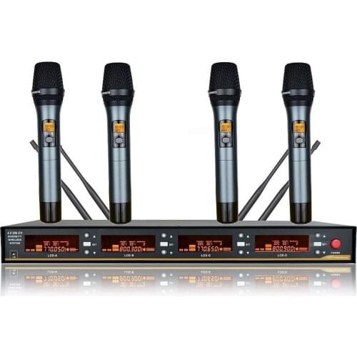 Bolymic Wireless Microphone Karaoke UHF Dual Wireless Microphone Karaoke Professional