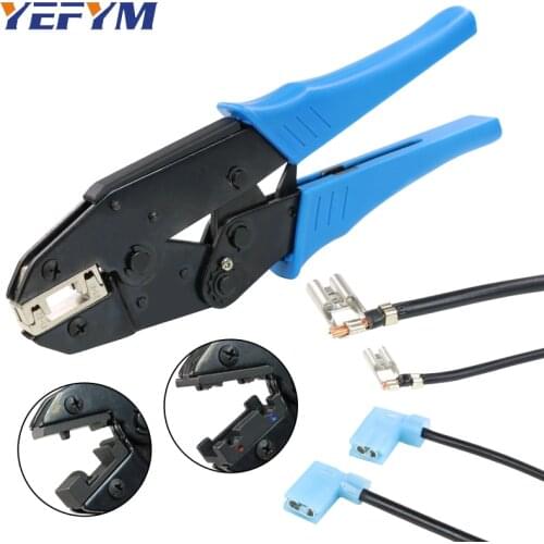 HS-056FL for flag type receptacles 4.8,6.3 insulated terminals 0.5-2.5mm2 20-13AWG crimping pliers connectors brand tools