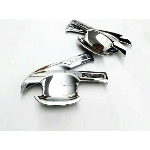 For Renault Captur Kaptur 2016 2017 2018 ABS Chrome door handle bowl side door bowl protection decorative sticker