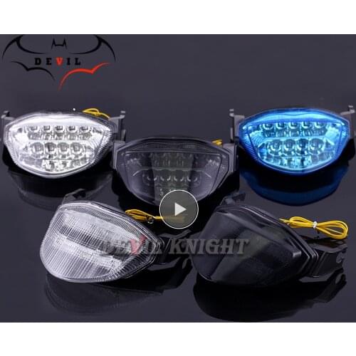 For Suzuki GSXR 1000 GSXR1000 GSX-1000 K5 K6 2005 2006 Rear Tail Light Brake Turn Signals Integrated LED Light Motorcycle light