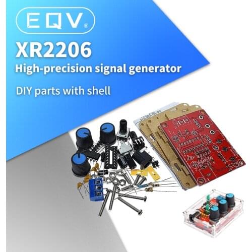XR2206 Function Signal Generator DIY Kit Sine/Triangle/Square Output 1Hz-1MHz Signal Generator Adjustable Frequency Amplitude