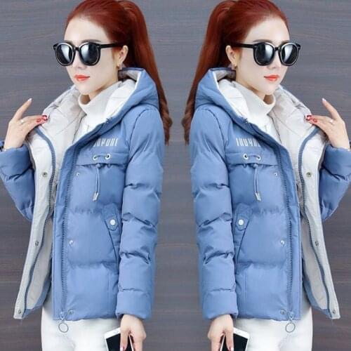 2020 New Winter Coat Women Thicken Parkas Hooded Women Plus Size M-4XL Wadded Jacket Short Parka Female Winter Jacket feminina