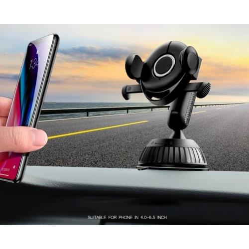 ABS Useful Cellphone Suction Cup Holder Portable Car Phone Stand Universal for Center Console