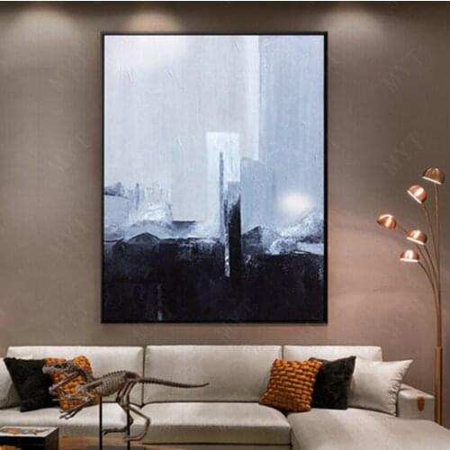 Old City Landscape Hot Sale Wall Art Oil Painting Hand-painted Paints on Canvas Oil Painting for Living Room Wall