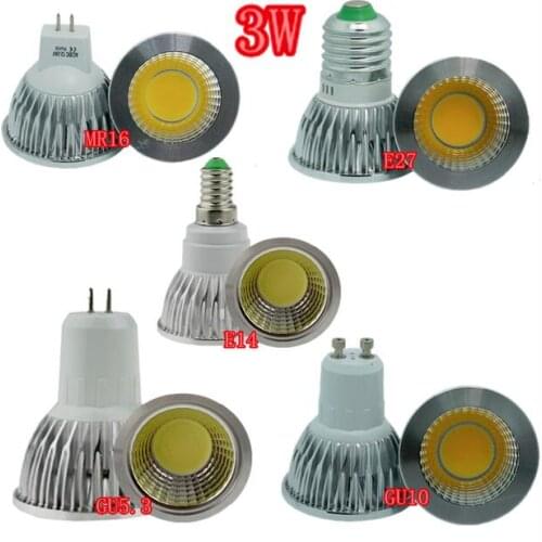 LED spot lamp LED Bulb GU10 E27 E14 GU5.3 MR16 dimmable Warm White 3W 5W 7W 10W bulb replace Halogen lamp energy saving lamp