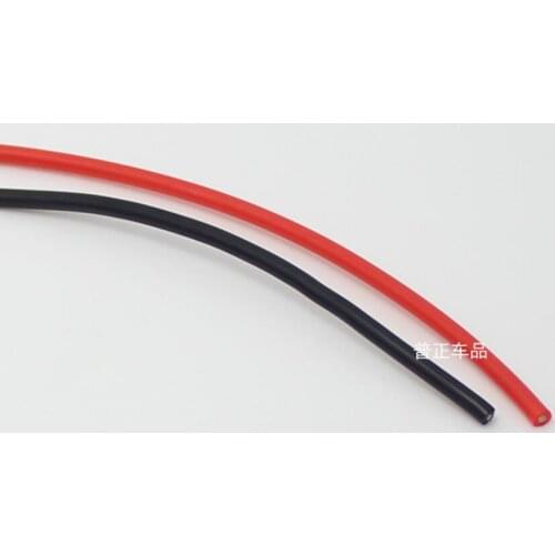 10m/Lot Black 16AWG Rubber wire Retardant high temperature Car modification wire 1.309 square wiring harness