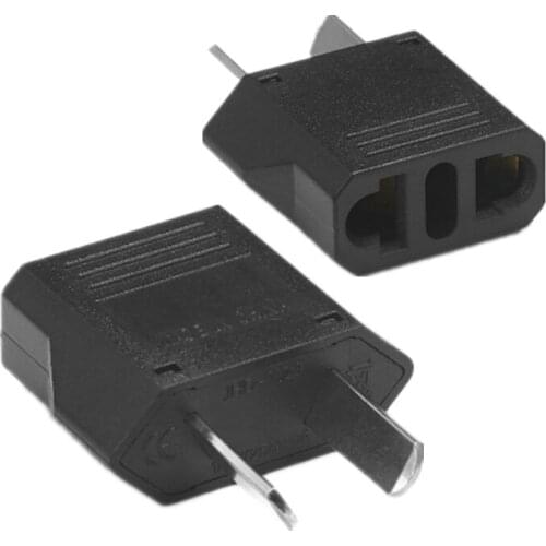 500pcs AU Australian Travel Power Adapter 2 Pin US European EU To AU Australia Plug Adapter AC Converter Electric Outlet Socket