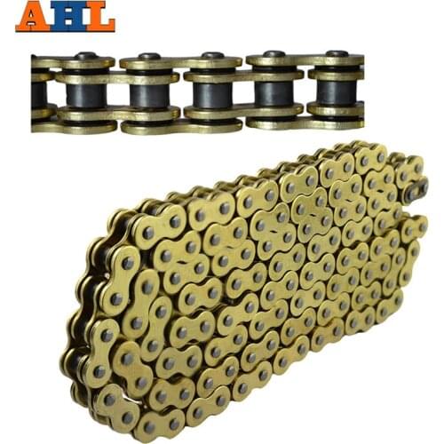 520 Motorcycle parts big Chain 100% Brand new 520 Gold O-Ring Drive Chain 120 Link chain Fits for all models