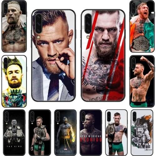 Irish Fighter Conor McGregor Phone case For Samsung Galaxy A 3 5 8 9 10 20 30 40 50 70 E S Plus 2016 2017 2018 2019 black trend