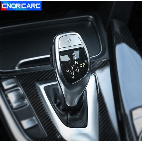 Car Styling Console Gear Shift Handle P Button Decorative Cover For BMW X3 F25 X4 F26 X5 F15 X6 F16 E70 E71 Interior Sticker