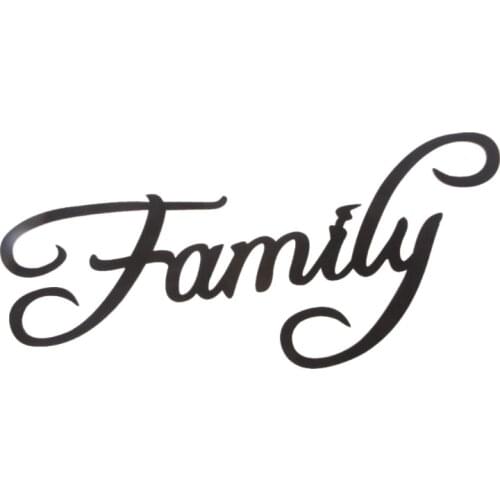 Family Letter Word Wood Hanging Sign Wall Decal Sticker Room Home Decor Ornament Home Decoration