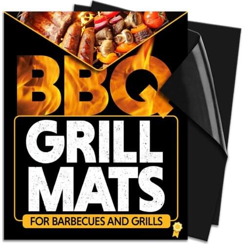 40*33cm Reusable Non-stick BBQ Grill Mats Tools Barbecue Baking Liners Cooking Sheets Bakeware Kitchen Cooking Tools