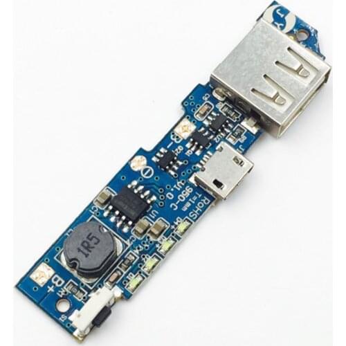 Mobile power charging treasure circuit board lithium battery charger PCB boost board module diy kit